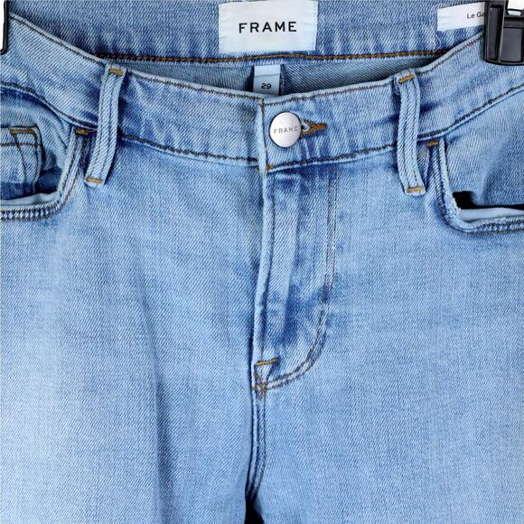 Frame Le Garcon Boyfriend Light Wash Bue Womens Jeans 29 - Picture 3 of 11
